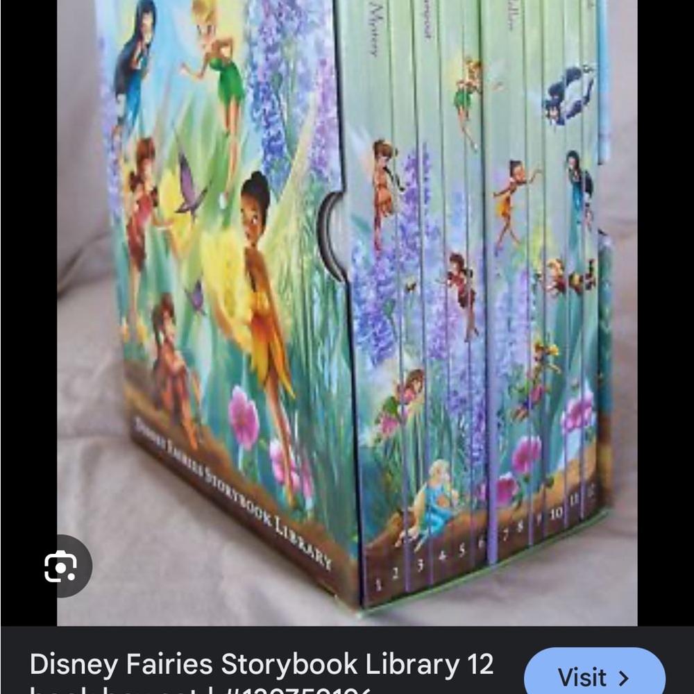 Disney Fairies Storybook Collection with Green and Purple Cover